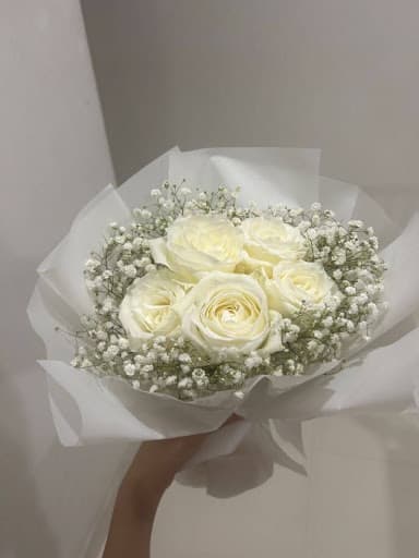 White Rose Bouquet